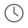 Clock icon – Derby personal trainer Clock icon representing time with Jared Campbell, personal trainer in Derby
